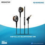 Megastar M8 Wired Headphone - Black