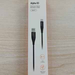 Riversong CT56 Alpha 03 Premium Nylon Braided Fast Charging Type-C Cable
