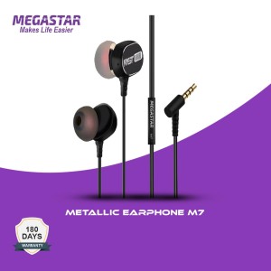 Megastar Wired Headphone-Black - M7