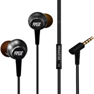 Megastar M8 Wired Headphone - Black